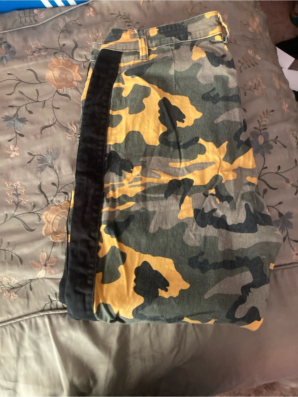 American Bazi Yellow & Green Camo Cargo Pants - Picture 8 of 8